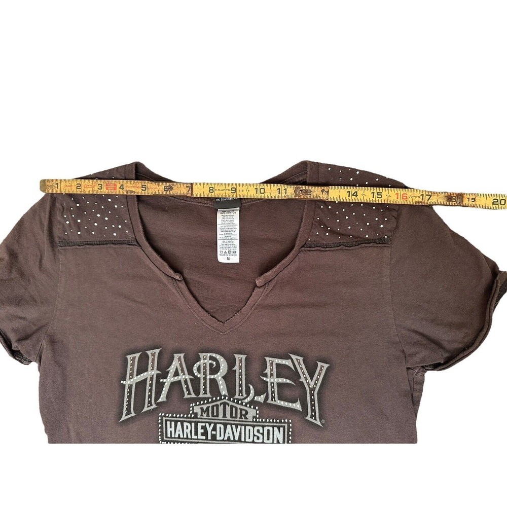 Harley Davidson Motorcycles Gowanda New York Women's Shirt Size Medium - Picture 3 of 5